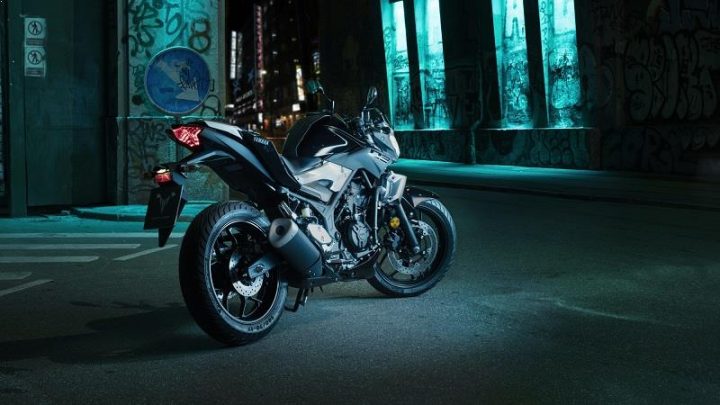 Yamaha MT 03 India Black Rear Images