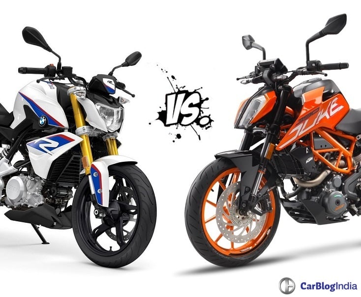 BMW G 310 R vs KTM 390 Duke