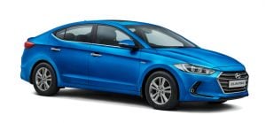 Hyundia elantra india official images marina Blue