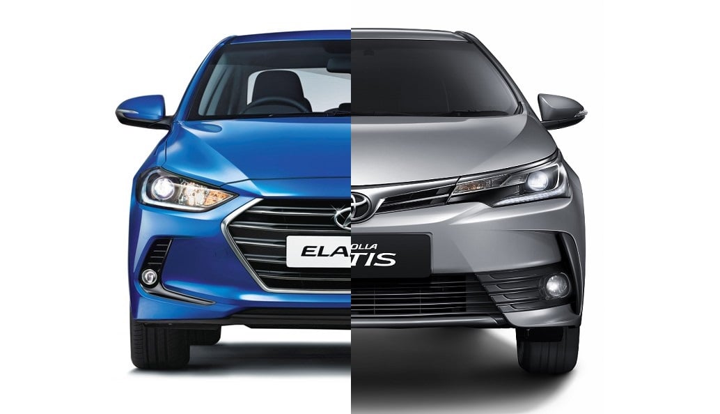 New 2016 Hyundai Elantra vs Toyota Corolla Altis