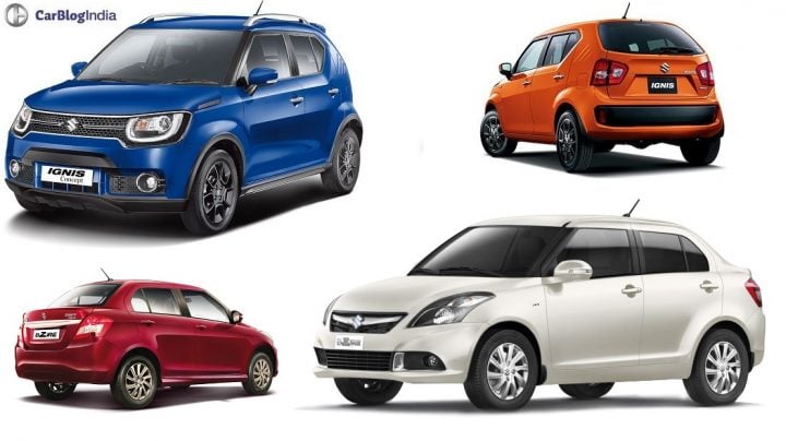 Maruti Ignis vs Dzire Comparison Price, Specs, Features, Design maruti-ignis-vs-dzire