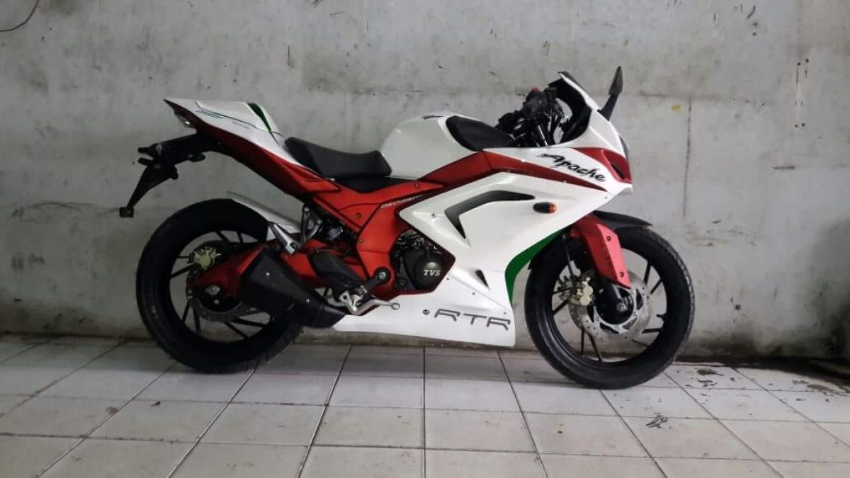 Modified Tvs Apache Rtr 200 In Indonesia With Images Modification Info