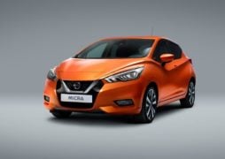 2017 nissan micra official images orange front angle