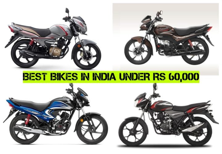 Best bikes in India under Rs 60000