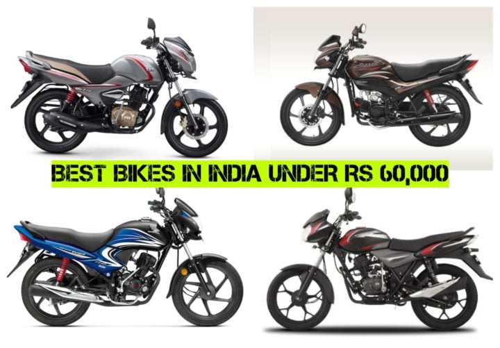 Best Bikes in India Under Rs 60000