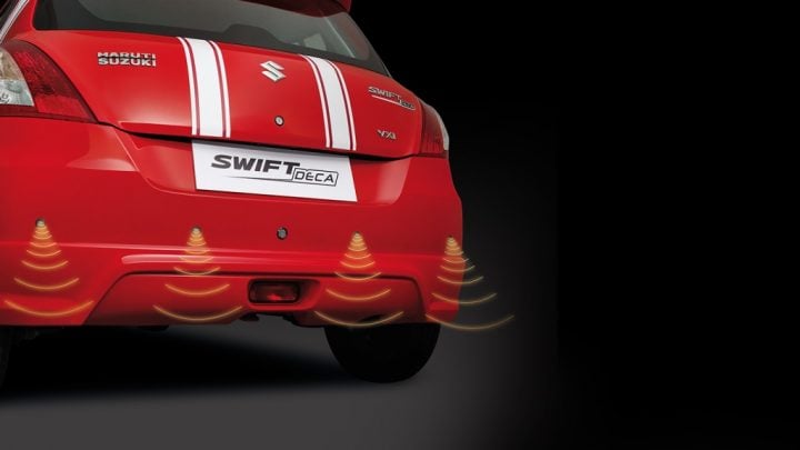 Maruti Suzuki Swift Deca Limited Edition Price, Images, Features Maruti-Suzuki-swift-deca-limited-edition-Reverse-Parking-Asst