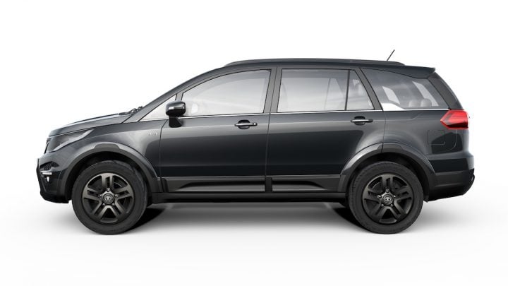 Tata Hexa vs Tata Aria Comparison of Price, Specifications, features tata hexa side