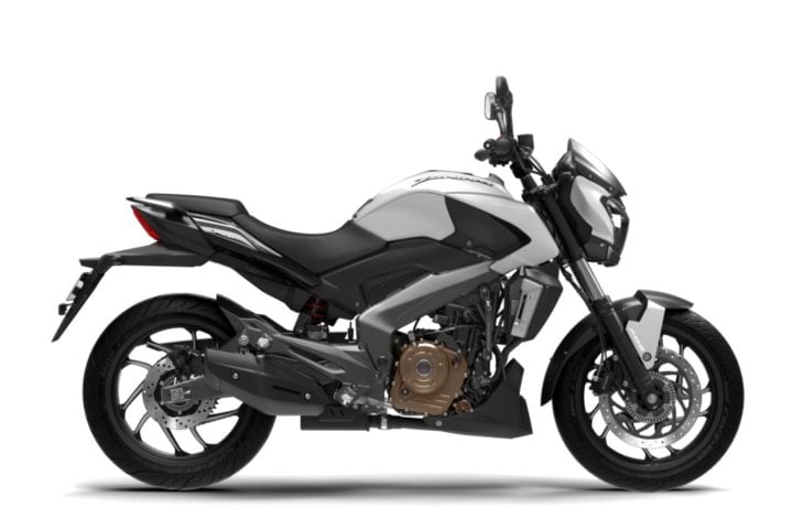 bajaj dominar 400 white