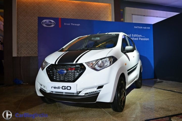 Limited Edition Datsun Redi Go Sport Price 349 Lakh Mileage Images Datsun redigo sport launch image white