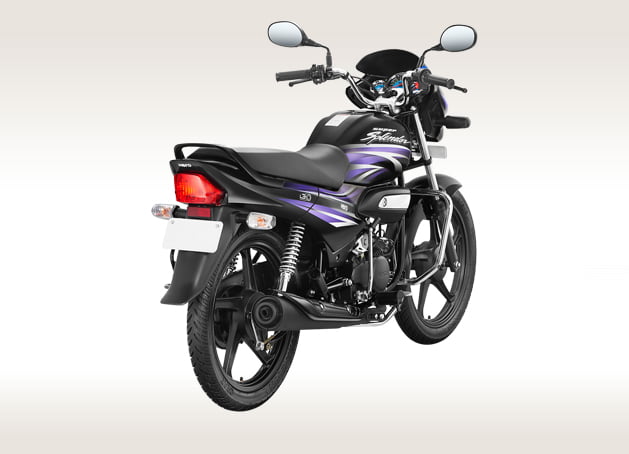 new Hero Super Splendor iSmart 125cc rear angle