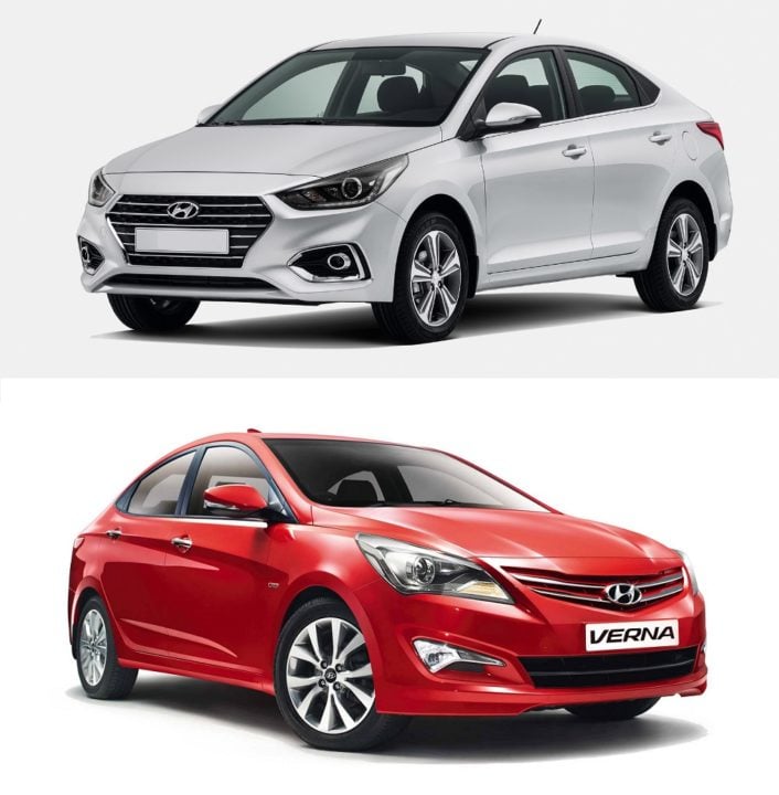 New 2017 Hyundai Verna vs old model comparison