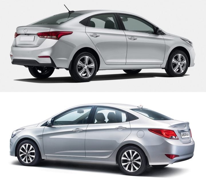 New 2017 Hyundai Verna vs old model comparison