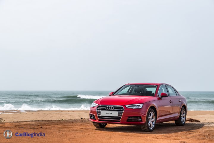 new 2016 audi a4 test drive review india images front angle