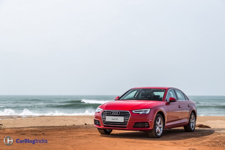 New 2016 Audi A4 Test Drive Review India Images Front Angle