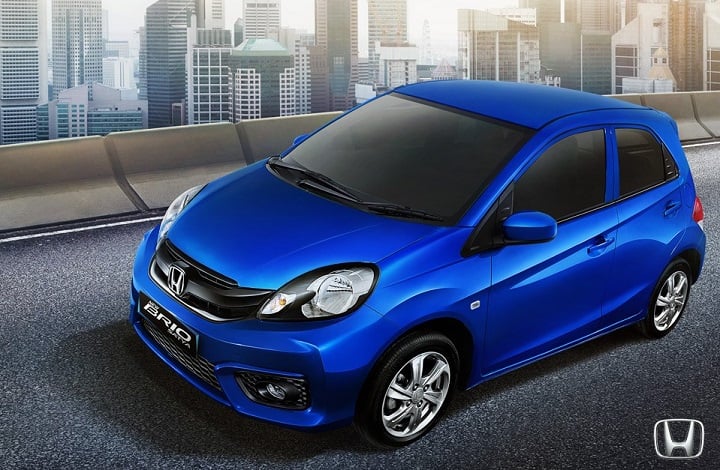 Honda Brio old vs new model- front 