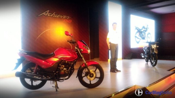 New 2016 Hero Achiever Price Rs 61800 Mileage Specifications Images New hero achiever launch images 1