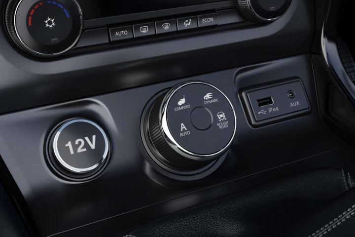 tata hexa super driving modes-selector