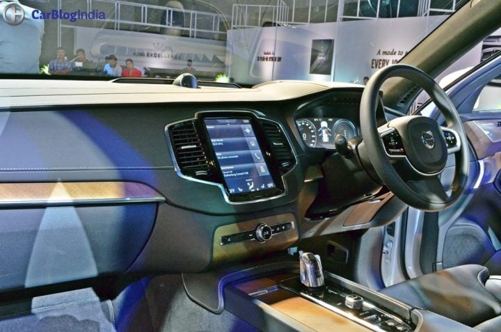 Volvo Xc90 T8 Excellence India Price Rs 125 Crore Xc90 Hybrid Suv Volvo xc90 t8 india launch images dashboard