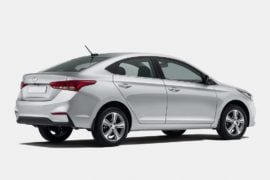 new 2017 hyundai verna india official image rear angle