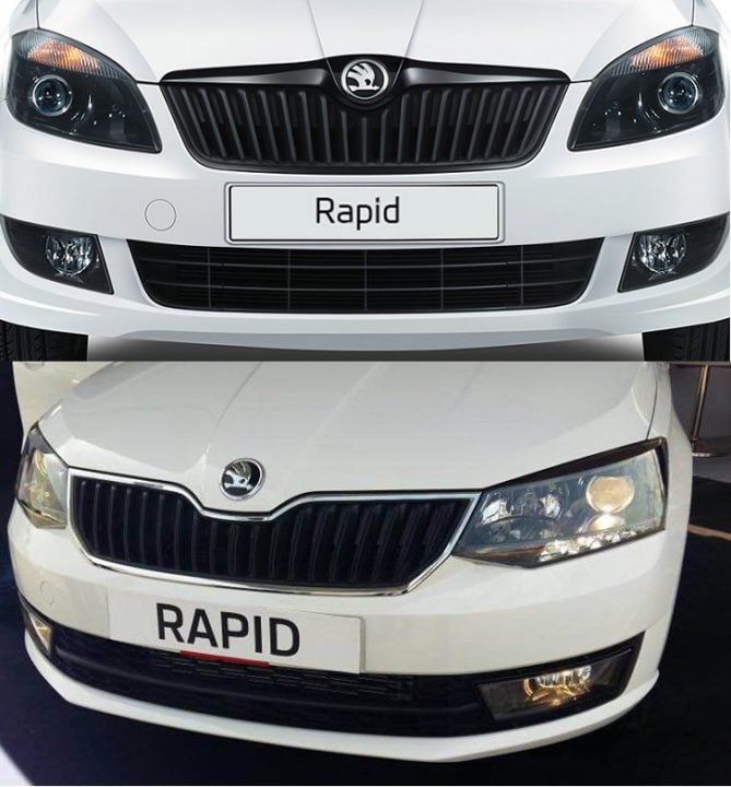 Skoda Rapid – Old vs New » Car Blog India