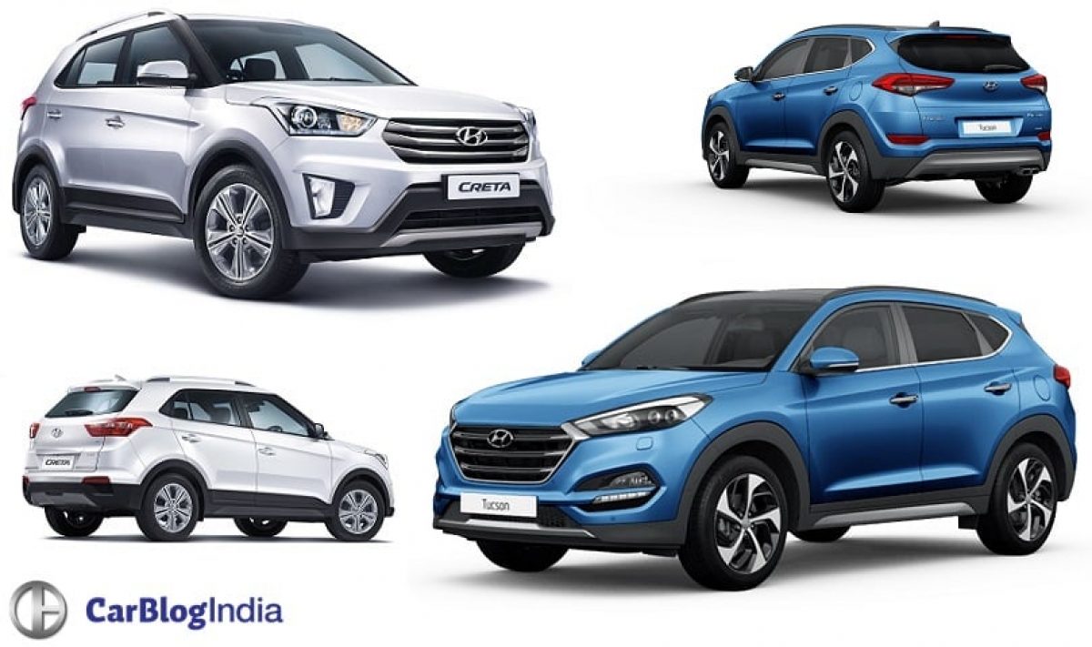 Сравнение хендай крета. Hyundai Creta и Hyundai Tucson. Hyundai Creta и Туксон 2021. Hyundai Creta vs Hyundai. Hyundai Tucson 2016 vs Hyundai Creta.