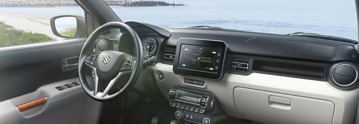 maruti ignis interior dashboard