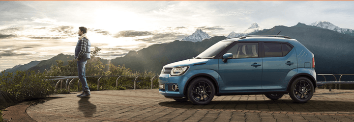 maruti ignis design review side profile images