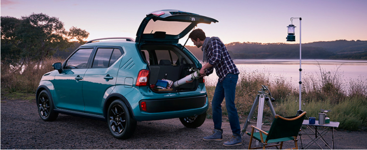 maruti ignis rear bootspace-images