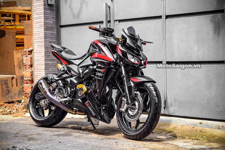 modified bajaj pulsar 200ns z1000 modification