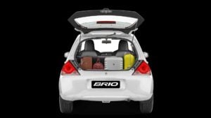 New 2016 honda brio facelift official images rear boot