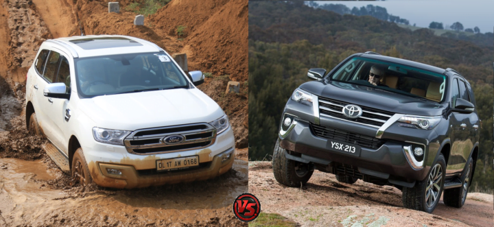 new toyota fortuner vs new ford endeavour