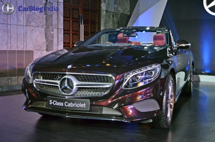 Mercedes S Class Cabriolet India Price Rs 2.25 Cr; Specifications, Images 2017-mercedes-benz-c-class-s-class-cabriolet-india-launch-2