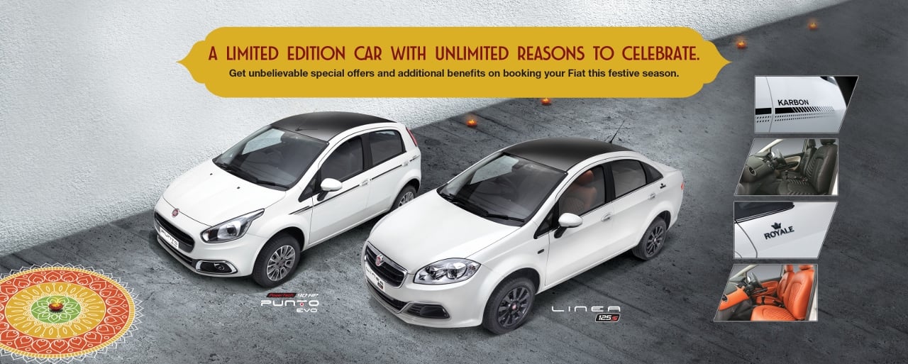 fiat punto karbon linea royale limited edition models images