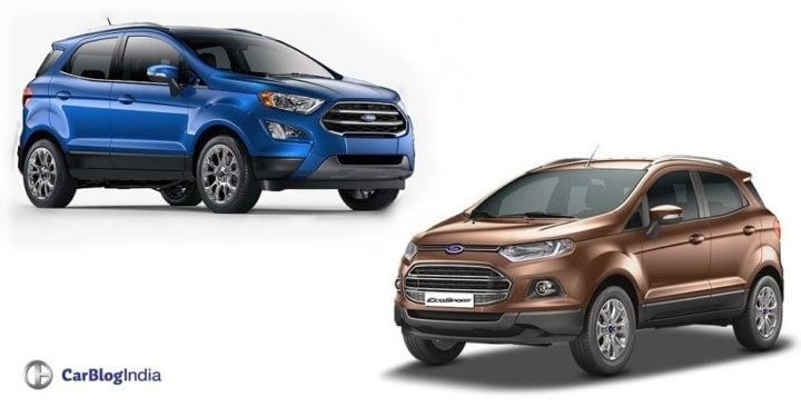 Ford EcoSport Old vs New Model Price, Specification, Feature Comparison ford-ecosport-old-vs-new