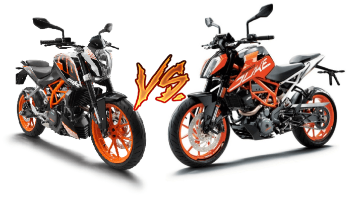 ktm duke 390 old vs new model