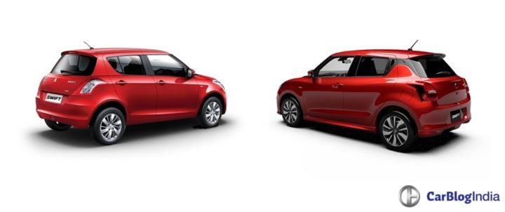 2017 Maruti Swift vs Old Model