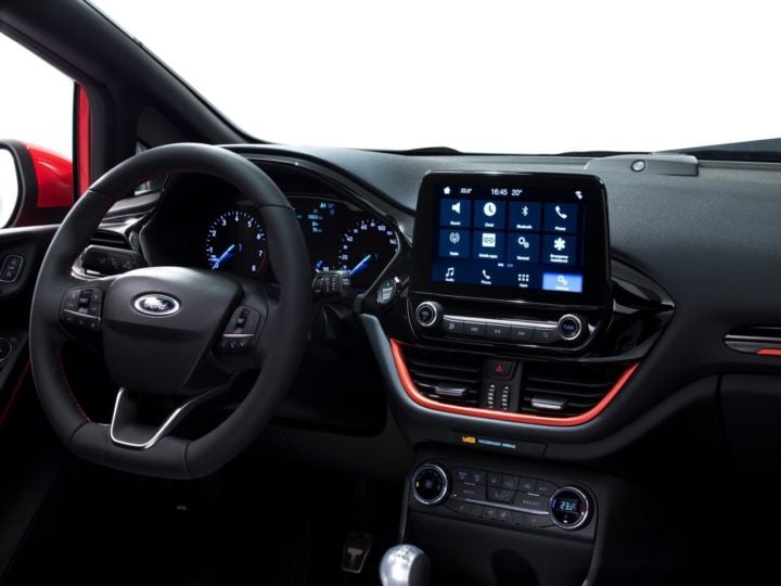 new 2017 ford fiesta st interior images dashboard