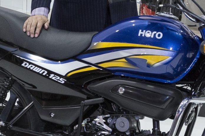 hero dawn 100cc price