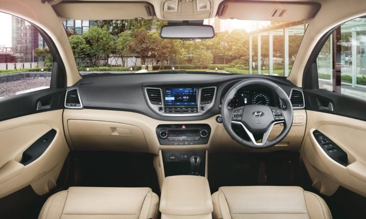 New hyundai tucson official image dashboard