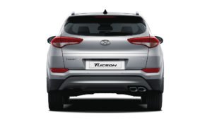 New hyundai tucson official image rear