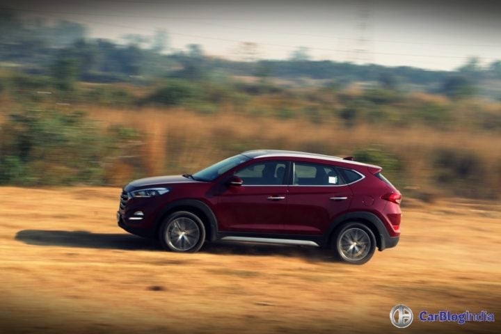 new hyundai tucson test drive review images action shot