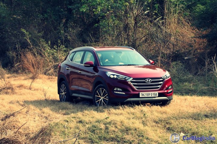 New Hyundai Tucson Test Drive Review Images Front Angle