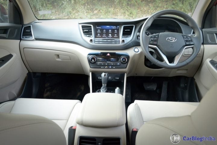 new hyundai tucson test drive review images interior dashboard