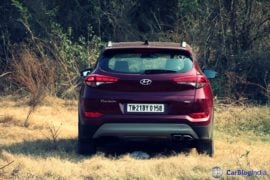 new hyundai tucson test drive review images rear