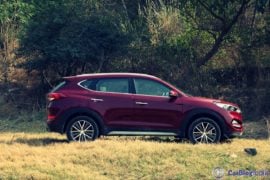 new hyundai tucson test drive review images side profile