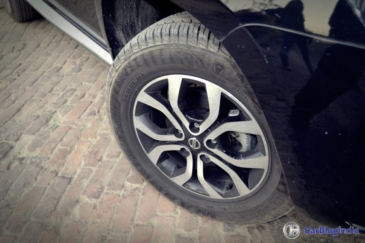 nissan terrano amt test drive review images alloy wheels