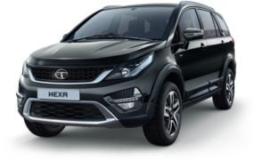 Tata hexa official images colours sky grey