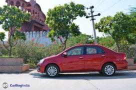 toyota platinum etios test drive review images