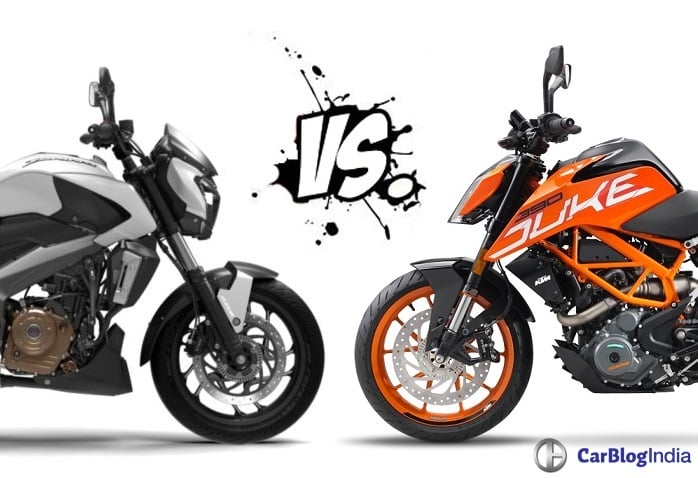 Bajaj Dominar 400 vs KTM 390 Duke comparison