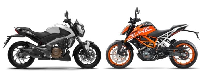 Bajaj Dominar 400 vs KTM 390 Duke comparison